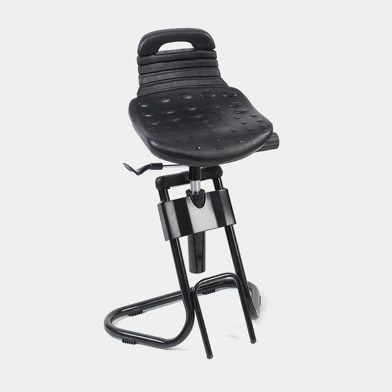  PAASHE Taburete de respaldo con diseño curvo, silla de
